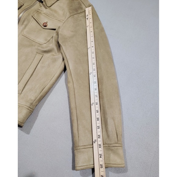 Robert Graham Tan Vegan Suede Jacket - Picture 12 of 13